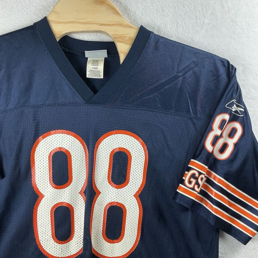 Reebok Chicago Bears Marcus Robinson #88 Jersey Men’s Large Navy NFL Replica